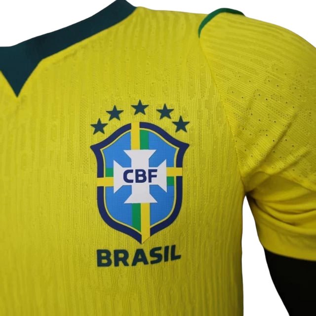 Camisa Brasil I 26/27 Torcedor Amarela