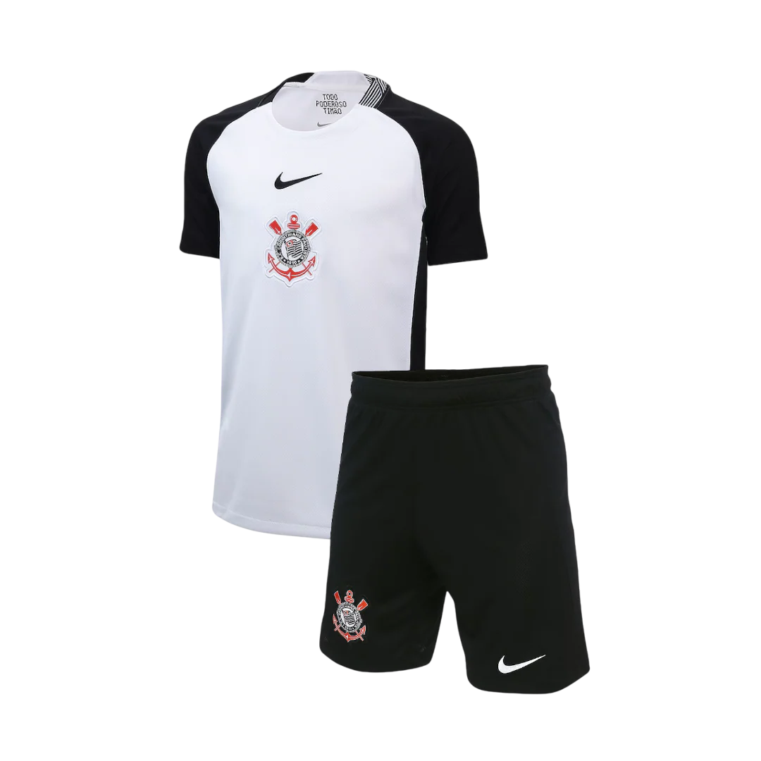 Kit Infantil Corinthians I 25/26 – Branco