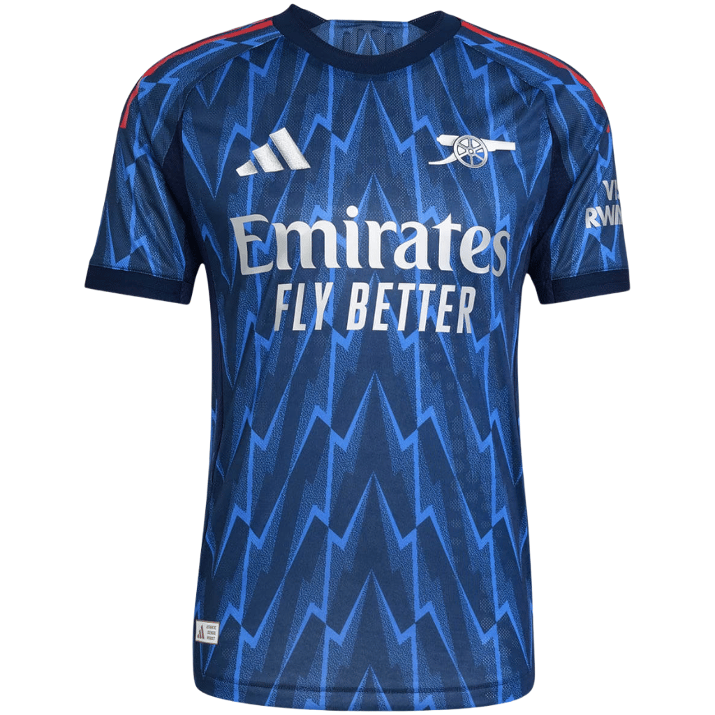 Camisa Arsenal Away 2025/2026 Adidas Azul Torcedor Masculina