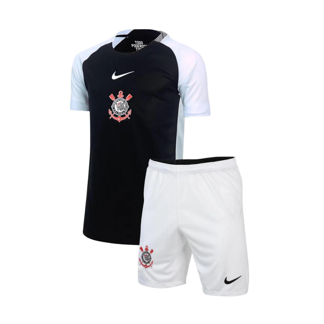 Kit Infantil Corinthians II 25/26 – Preta