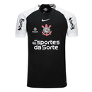 Camisa Corinthians II 25/26 - Torcedor - Preta + Patrocínios