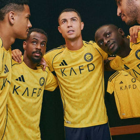 Camisa Al-Nassr Home 2025/2026 Adidas Amarela Torcedor Masculina
